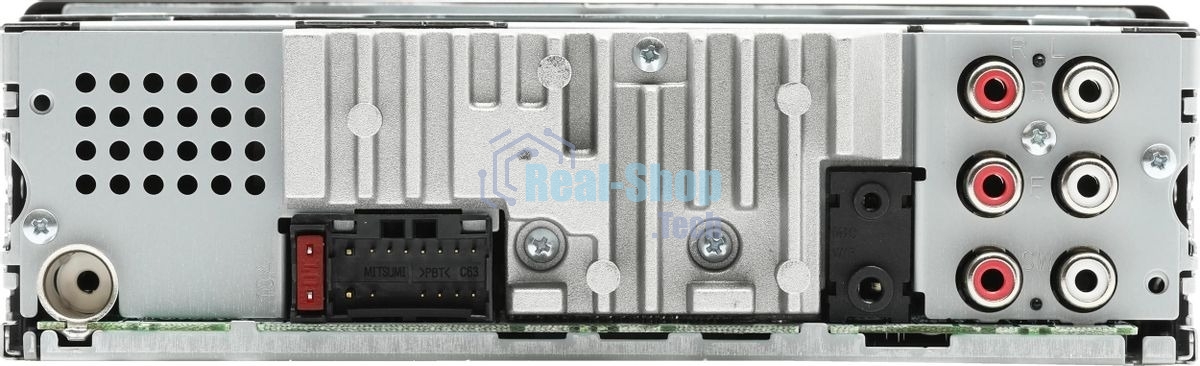 Автомагнитола Pioneer MVH-S520BT, 1 DIN, Bluetooth, USB Type-A, AUX, пульт ДУ, съёмная панель