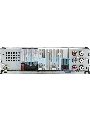 Автомагнитола Pioneer MVH-S520BT, 1 DIN, Bluetooth, USB Type-A, AUX, пульт ДУ, съёмная панель