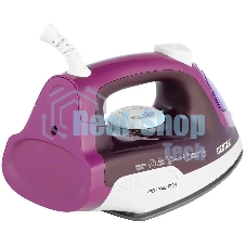 Утюг Centek CT-2348 фиолетовый, 1600 Вт, 20 г/мин, 80 г/мин, 200 мл