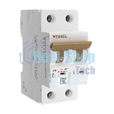 Автоматический выключатель Werkel 2P 10 A C 4,5 кА W902P104