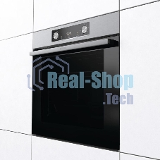 Встраиваемый электрический духовой шкаф Gorenje BO6737E02X, 77 л, 300 °C, конвекция, электрический гриль, класс A