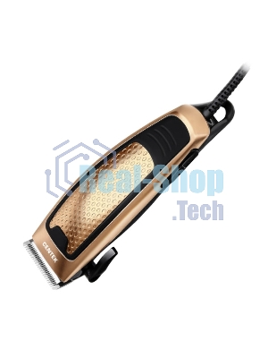 Машинка для стрижки Centek CT-2129 (чер/зол) срез 0...12мм, производительный мотор, шнур 1.8м