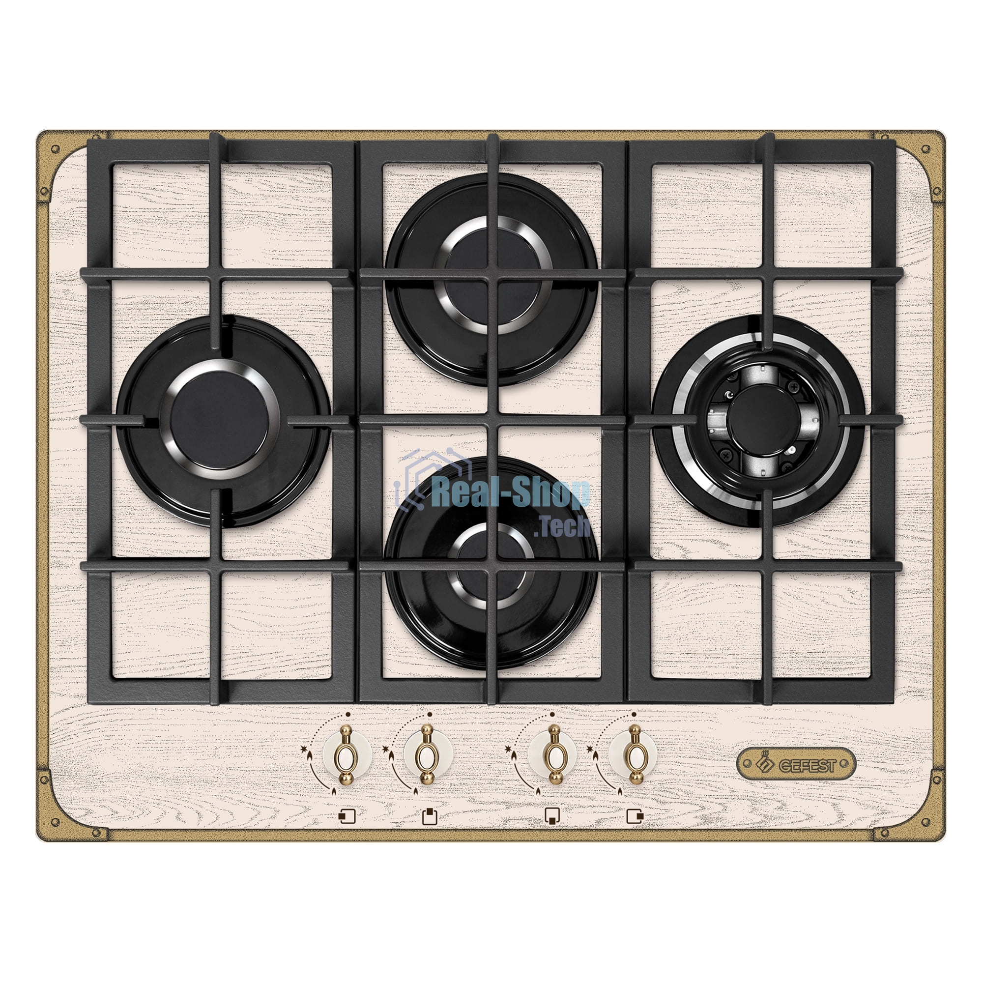 Газовая варочная панель Gefest ПВГ 2231-01 Р37 кремовый