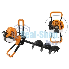 Мотобур Carver AG-43/000 бытовой 2-х такт. 1250Вт 1.7л.с. 43см3 6500об/мин (01.003.00038)