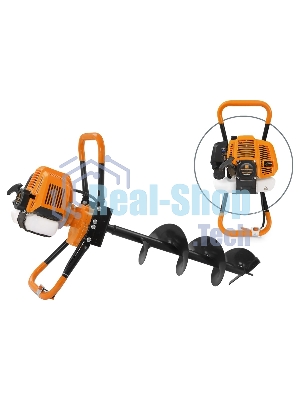 Мотобур Carver AG-43/000 бытовой 2-х такт. 1250Вт 1.7л.с. 43см3 6500об/мин (01.003.00038)