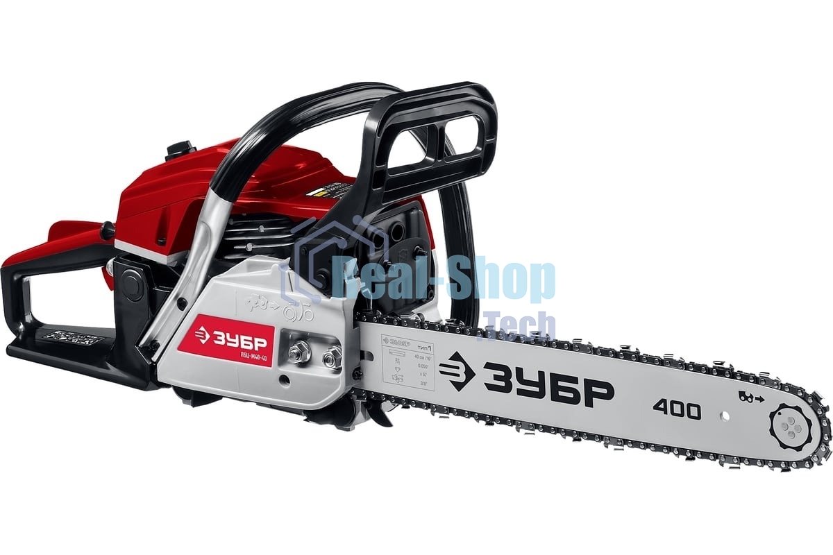 Бензопила Зубр ПБЦ-М40-40, 40 см3, шина 40 см