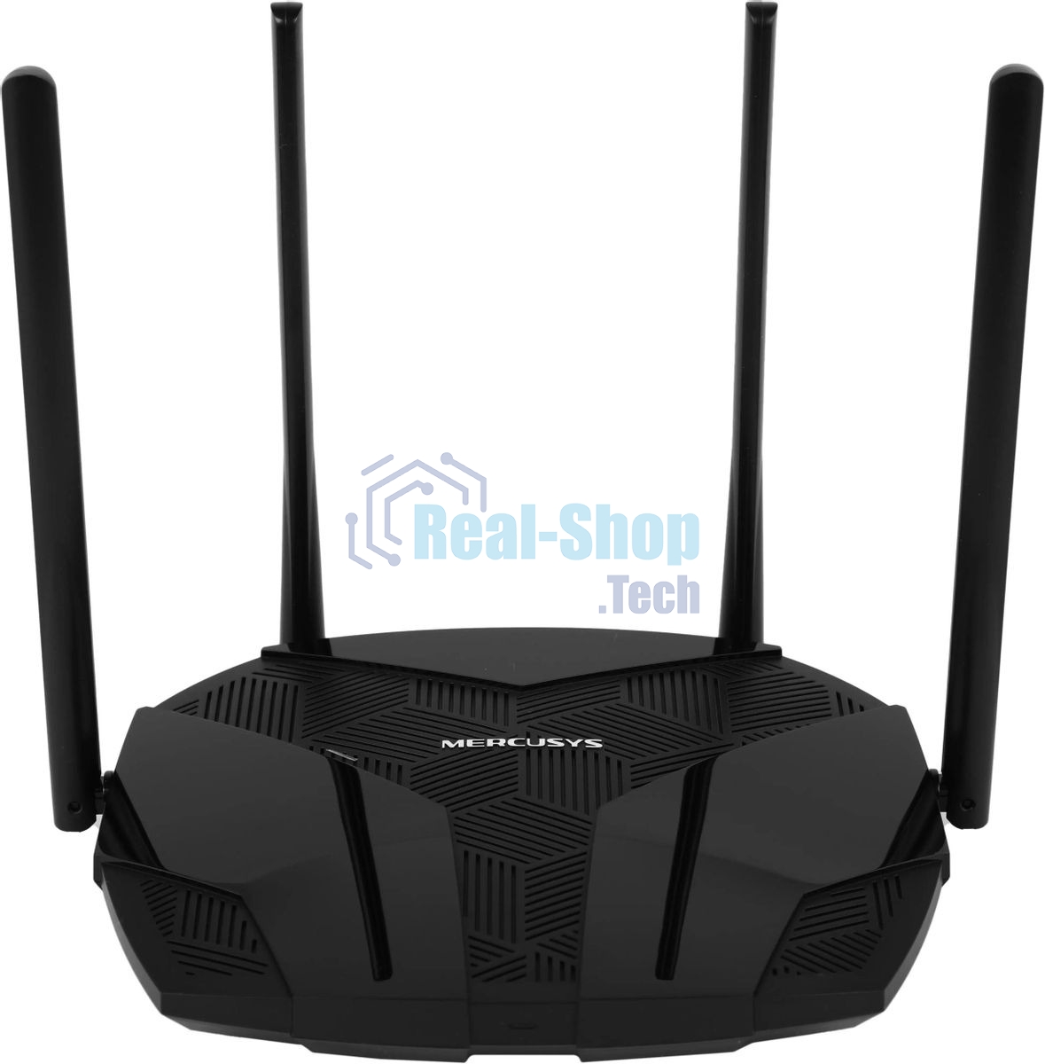 Роутер Mercusys MR70X AX1800 Dual-Band WiFi 6 Router, 574 Mbps at 2.4 GHz + 1201 Mbps at 5 GHz,4× Fixed External Antennas, 3× Gigabit LAN Ports, 1× Gigabit WAN Port, 1024-QAM, OFDMA, Router/Access Point Mode, MU-MIMO, WPA3, TWT, BSS Color