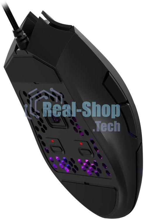 Мышь проводная A4Tech Bloody L65 Max черный/фиолетовый, 12000 dpi, USB, кнопки - 7