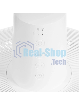 Вентилятор Xiaomi Mi Smart Standing Fan 2 белый, напольный, 15 Вт, 100 скоростей, 35.5 см