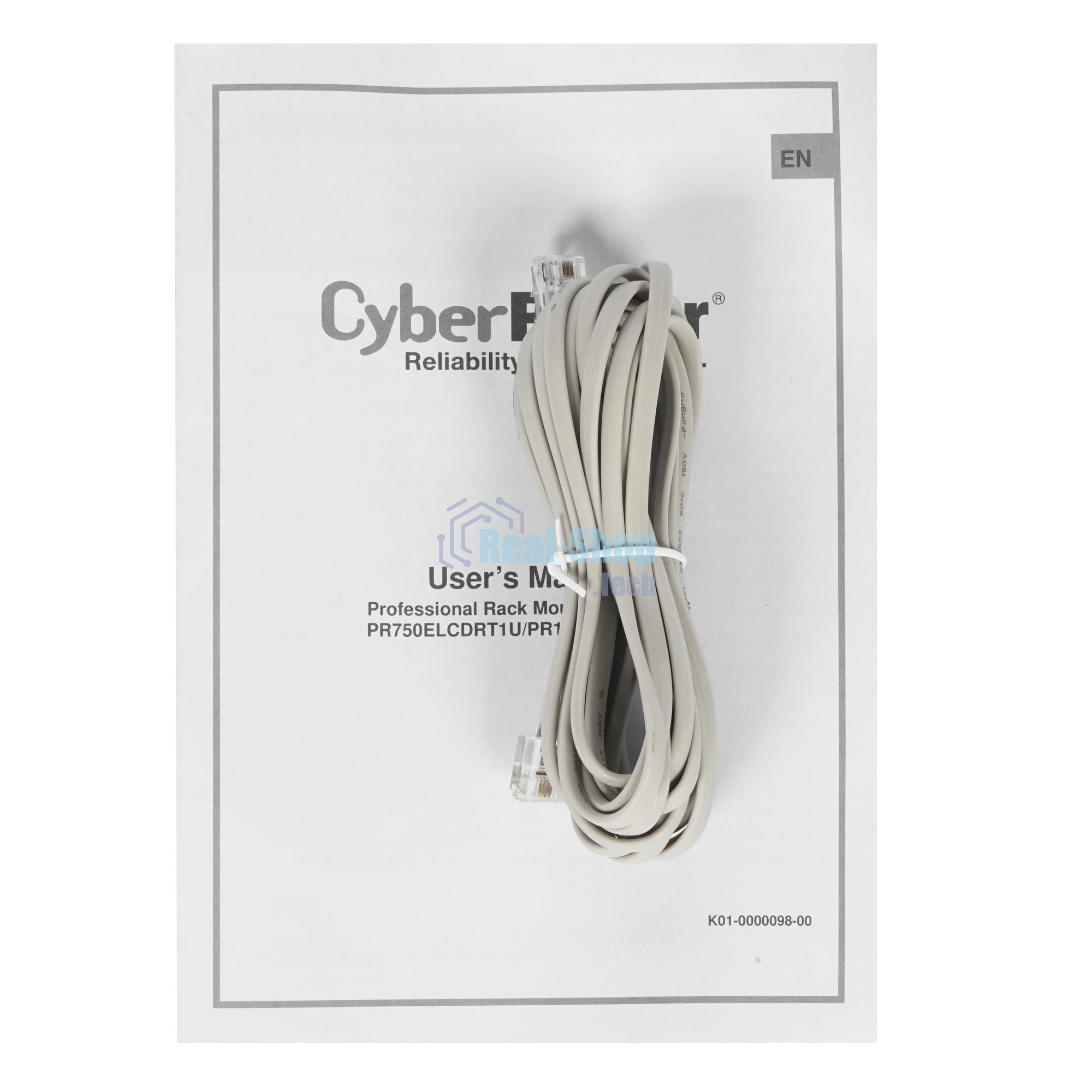 Источник бесперебойного питания CyberPower PR1000ELCDRT1U/1000 ВА/800 Вт/USB/RS-232/EPO/SNMPslot/6 x IEC 320 C13 (компьютерная)