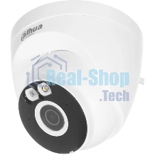 Камера видеонаблюдения Dahua DH-IPC-T3AP-IL-0280B, IP, 3 Мп, 2.8 мм, белая