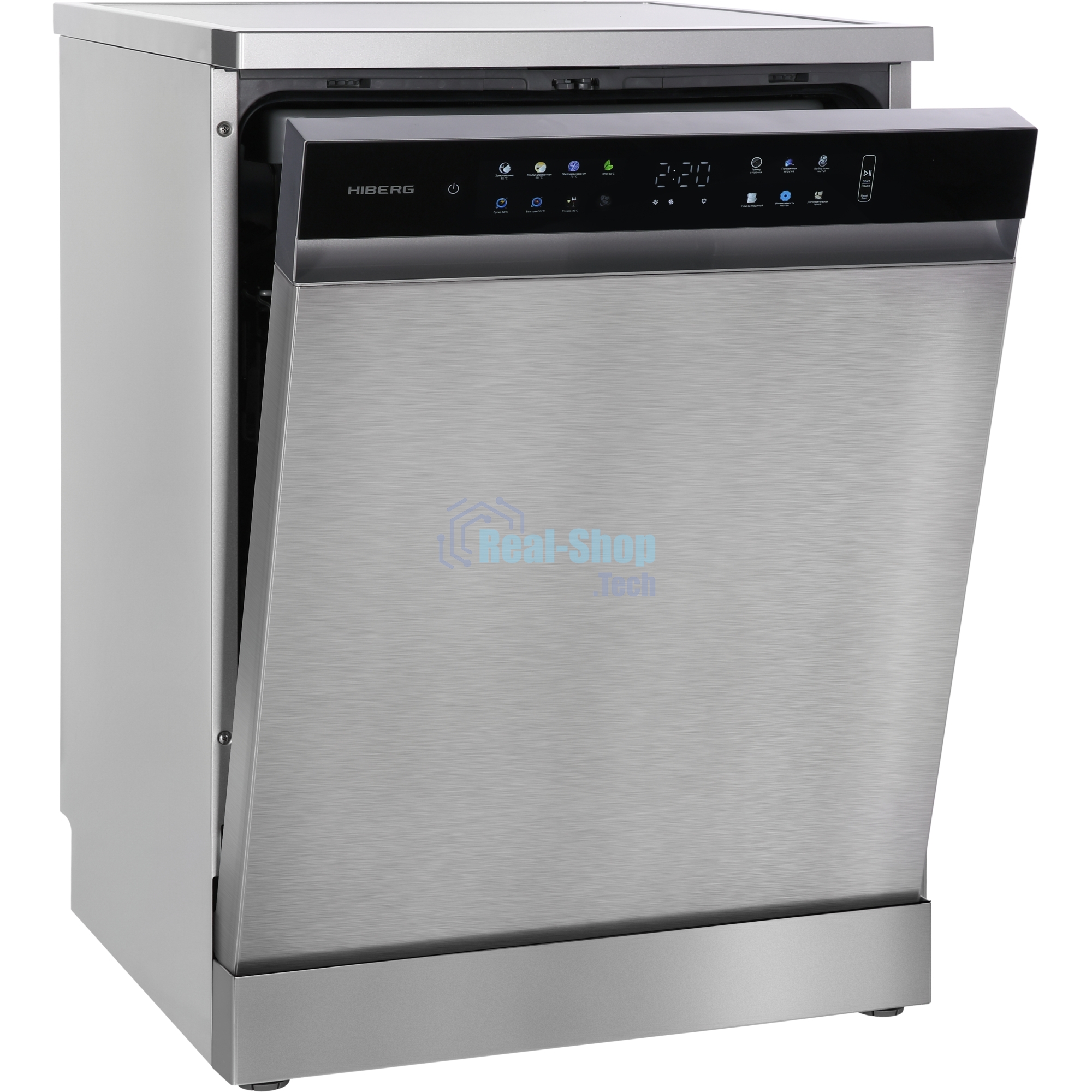 Встраиваемая посудомоечная машина HIBERG F68 1530 LХ, серебристый