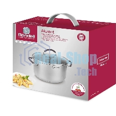 Кастрюля с/кр 24 см 5,1 л Rondell RDS-1389 Akzent