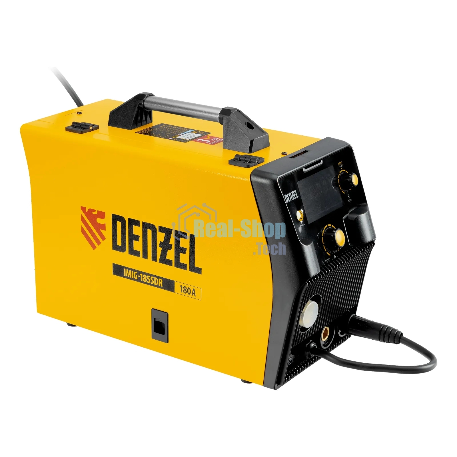 Аппарат инвертор. полуавтомат. cварки Denzel IMIG-185SDR, 180 А, ПВ 60%, катушка 5 кг