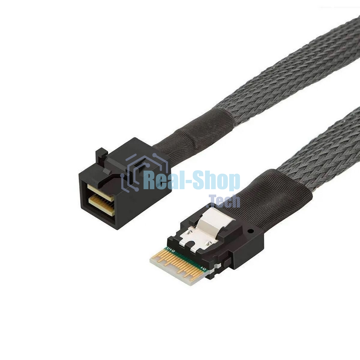 Кабель Amphenol RSL38-2006    Cable, U.2 Enabler, HD (SFF8643) -to- Slimline (SFF8654), 1m, Used with systems that use the Slimline connector on the NVMe-backplane (аналог 05-50063-00) OEM