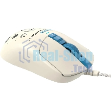 Мышь проводная A4Tech Bloody W72 Ultra Pixels Blue рисунок/бежевый/голубой, 20000 dpi, USB, кнопки - 7