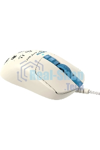 Мышь проводная A4Tech Bloody W72 Ultra Pixels Blue рисунок/бежевый/голубой, 20000 dpi, USB, кнопки - 7