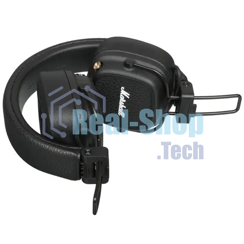 Беспроводные/проводные наушники Marshall Major V черный, накладные, Bluetooth + проводной, беспроводная зарядка, до 100 ч