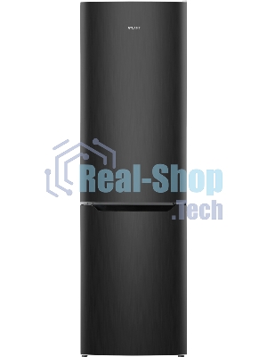 Холодильник Atlant XM 6624-159 черный двухкамерный 228/119л морозилка снизу