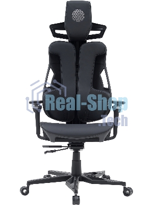 Кресло Cactus CS-CHR-DUO-BBK черный, экокожа