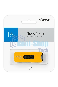 Флешка USB Smartbuy 16Gb USB USB 2.0 Smartbuy STREAM Yellow (SB16GbST-Y)