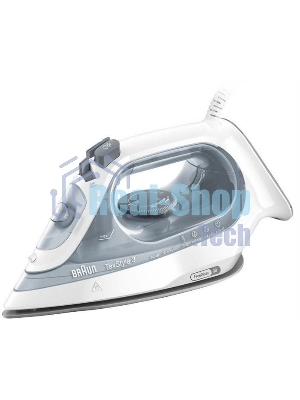 Утюг Braun SI 3054 GY серый/белый, 2400 Вт, 45 г/мин, 180 г/мин, 270 мл
