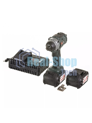 Профессиональный бесщеточный винтоверт аккумуляторный KLPRO KLDV18B-50 (18В, Li-ion-2шт, 5.0Ач, 180Нм, 2 скорости, подсветка,З/У,в кейсе)