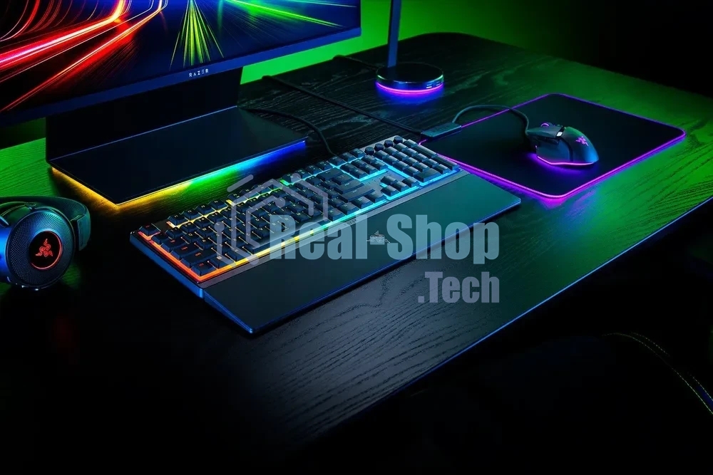 Клавиатура Razer Ornata V3 проводная, USB Type-A, чёрный (РУ раскладка)