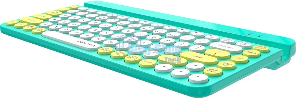 Клавиатура беспроводная A4Tech Fstyler FBK30, USB, Bluetooth/Радиоканал, зеленый