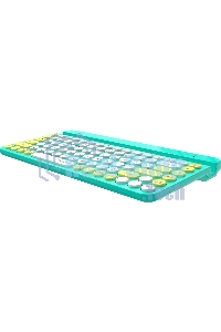 Клавиатура беспроводная A4Tech Fstyler FBK30, USB, Bluetooth/Радиоканал, зеленый