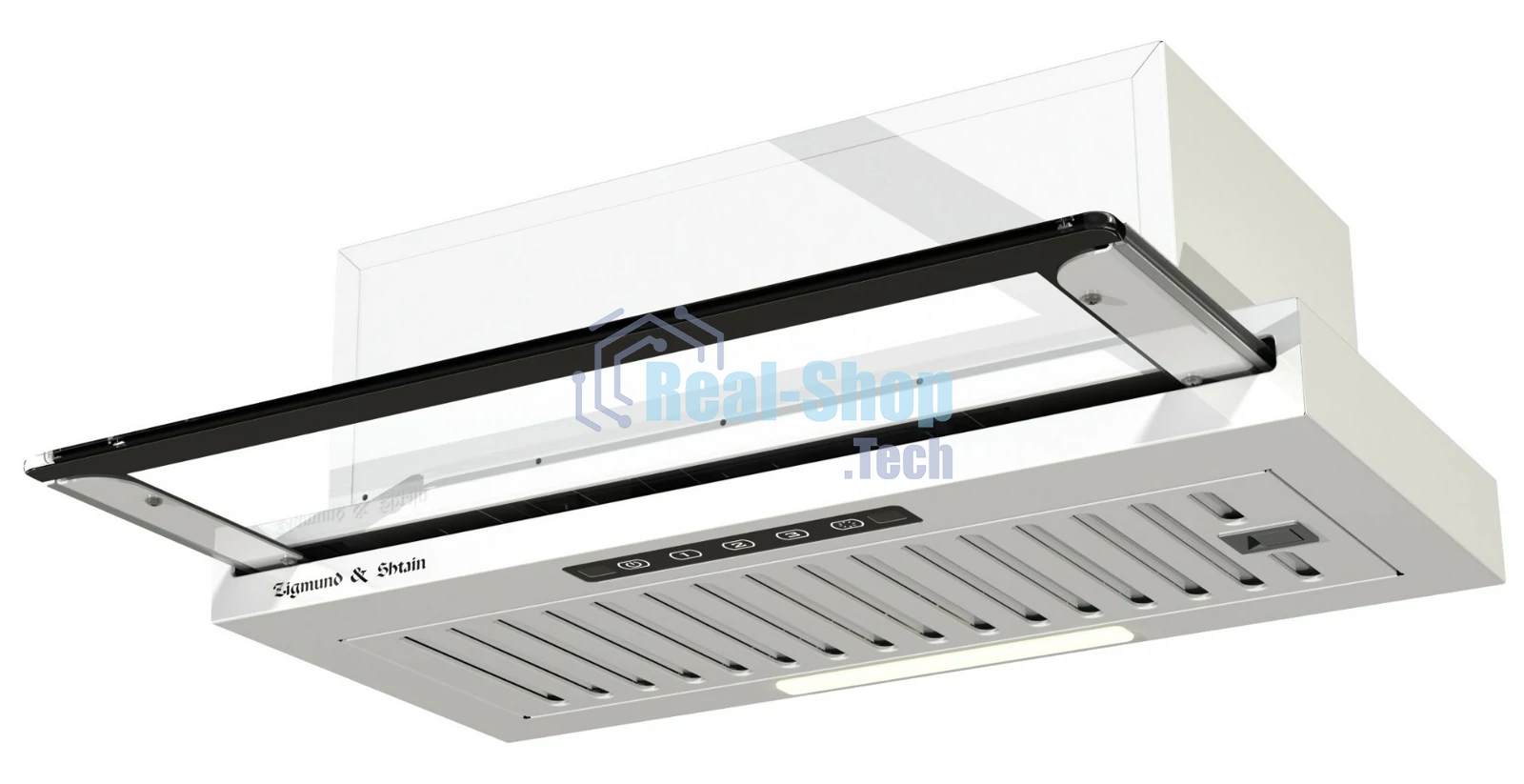 Вытяжка встраиваемая Zigmund & Shtain K 015.6 W белый, 60 см, 750 куб. м/ч, 52 дБ