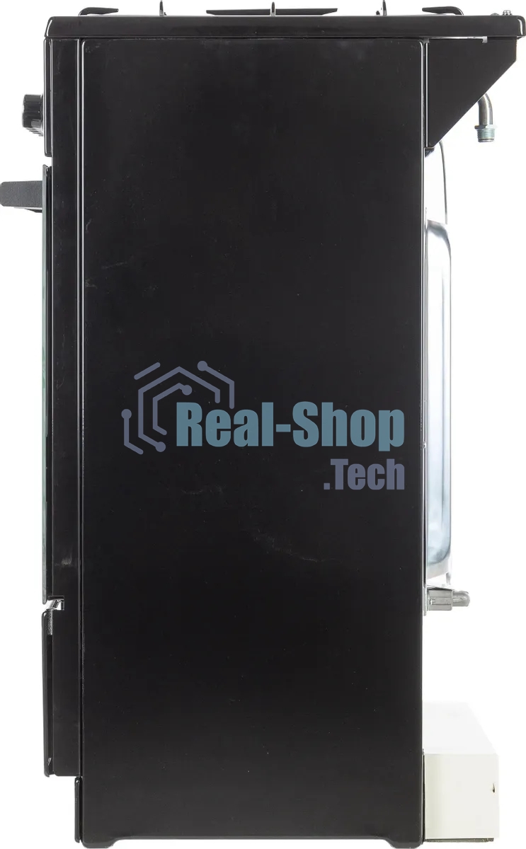 Плита газовая De Luxe 5040.48Г (Щ)-011 черный, конфорок 4 шт, духовка 46 л, 50 см x 85 см x 50 см