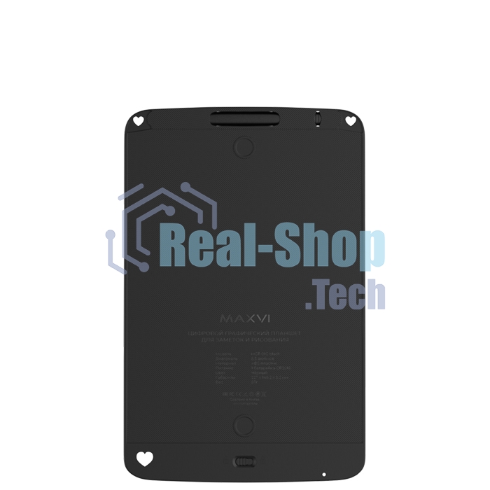 Графический планшет LCD для заметок и рисования Maxvi MGT-01С черный