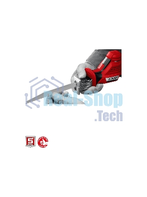 Пила сабельная. Зубр 12В, 1 АКБ (2А·ч), в коробке, СПЛ-125-21