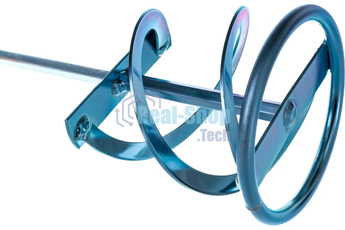 Миксер оцинкованный 600х100 мм для красок и штукатурных смесей