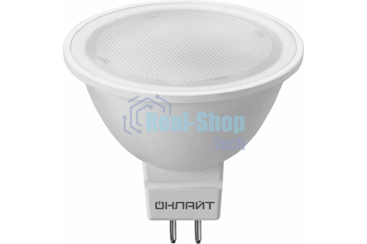 Лампа светодиодная ОНЛАЙТ 71637 OLL-MR16-5-230-3K-GU5.3