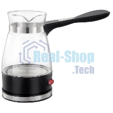 Турка электрическая ENERGY EN-297 стекло, 0,4 л, 600 Вт