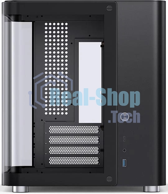 Корпус без блока питания Корпус JONSBO TK-1 Black 2.0 MATX без БП, mini-ITX, micro-ATX, черный