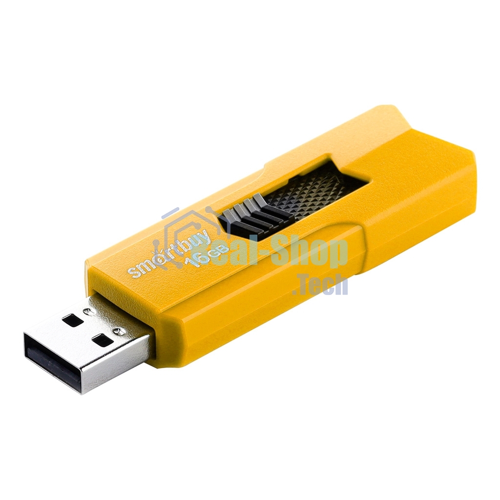 Флешка USB Smartbuy 16Gb USB USB 2.0 Smartbuy STREAM Yellow (SB16GbST-Y)