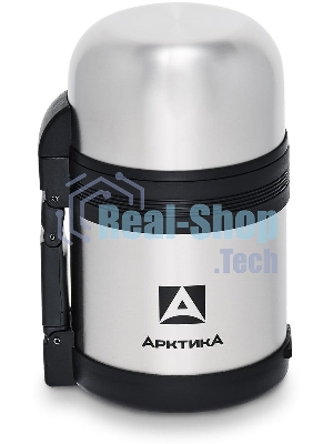 Термос Арктика 201-600 универсальная пробка, 0,6 л, с ручкой + чашка, холод/тепло 18 ч