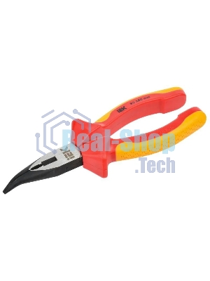 Тонкогубцы IEK K3 ARMA2L 3 изогнутые, диэлектрические, 160 мм