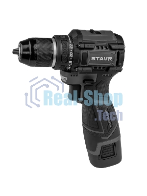Дрель-шуруповерт СТАВР SDD 16BL-2K, 16 В, 2 Ач, 34 Нм, бесщеточный