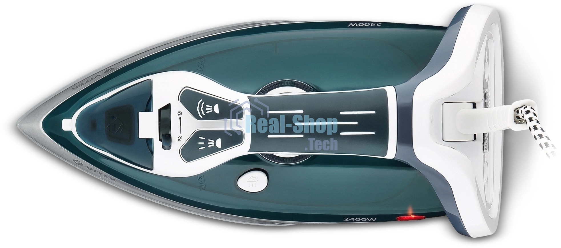 Утюг Vitek VT-8306 2400Вт белый/зеленый