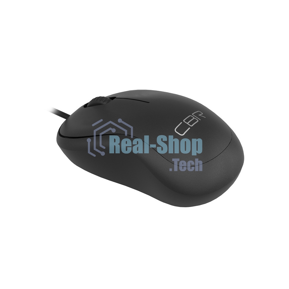 Мышь проводная CBR CM 106 черный, 1000 dpi, USB, кнопки - 3