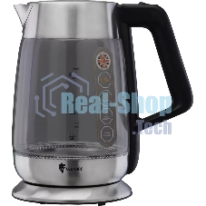 Чайник электрический LEONORD LE-1508 1,8 л, стекло, 2200 Вт