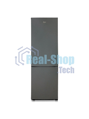 Холодильник Бирюса W6127 графит двухкамерный 245/100л морозилка снизу
