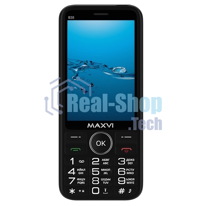 Мобильный телефон Maxvi B35 черный