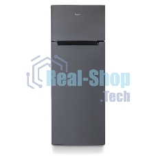 Холодильник Бирюса Б-W6135 матовый графит двухкамерный 240/60л морозилка сверху, автоматическое оттаивание