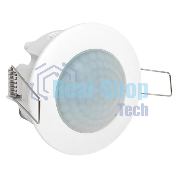 Датчик движения EKF dd-ms-100 (ИК) MS-100 (ДД) встраив. 1200 Вт 360 град. до 6 м IP20