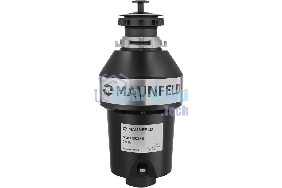 Измельчитель пищевых отходов с пневмокнопкой Maunfeld MWD7502PB черный